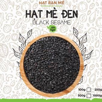 HẠT MÈ ĐEN THUẦN CHỦNG HỮU CƠ TỰ NHIÊN 100g-250g-500g ( Hạt vừng sống) dùng nấu chè, làm bánh & sữa, muối mè, bơ.