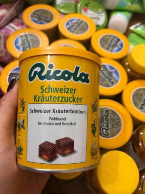 Kẹo ngậm ho thảo mộc ricola nhập khẩu đức 250gr