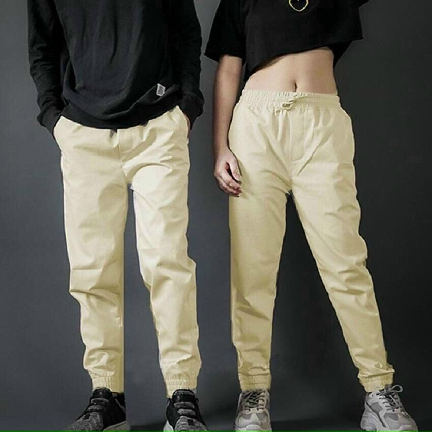 [VNXK-Như hình] Quần baggy cạp chun, bó chân kiểu jogger kaki nam, nữ phù hợp mọi lứa tuổi