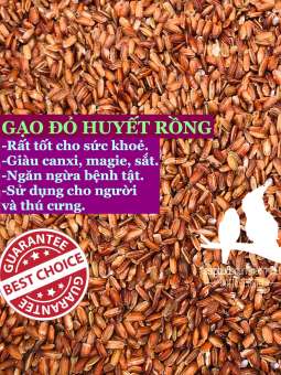 1kg gạo đỏ huyết rồng (gạo lứt huyết rồng)