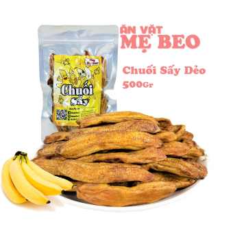 500Gr Chuối Sấy Dẻo Không Đường Đà Lạt