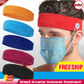 Băng Đô Cài Tóc Thể Thao Hỗ Trợ Tập Thể Thao / Yoga / Gym Tiện Dụng Cho Nam Và Nữ