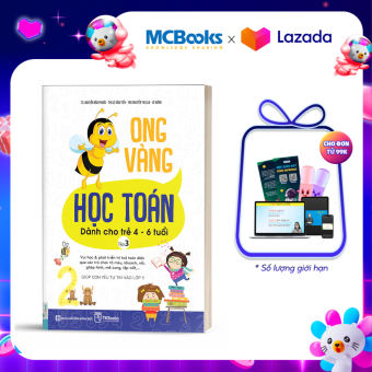 Ong Vàng Học Toán Dành Cho Trẻ 4-6 tuổi tập 3 - Học Kèm App Online