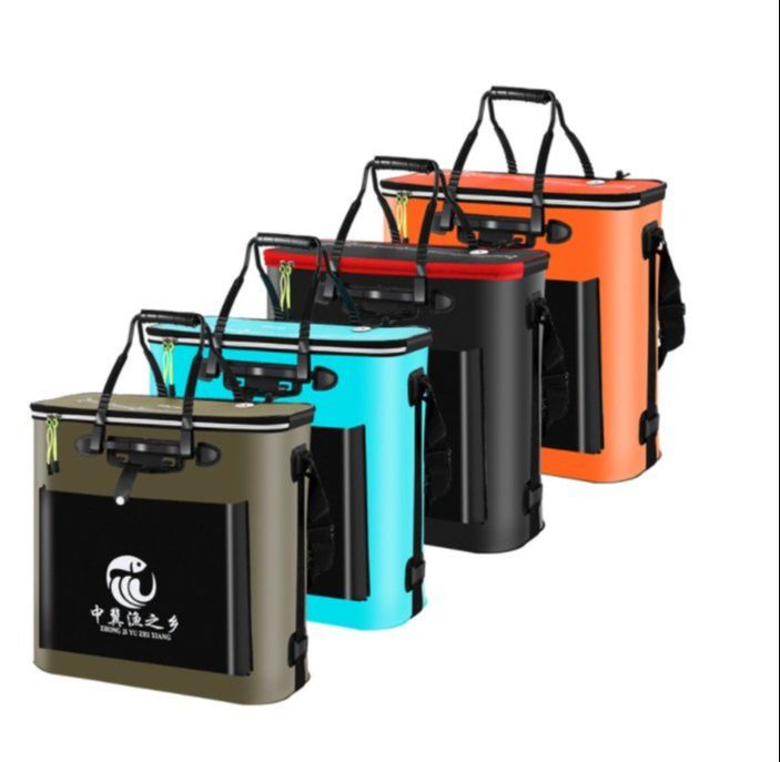Thùng đựng cá đi câu tiện lợi có thể gấp gọn 3 size 42cm, 48cm, 52cm