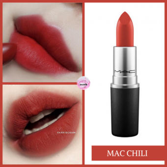 Son MAC Chili 602 Màu Đỏ Gạch Thời Thượng, Bất Chấp Mọi Màu Da