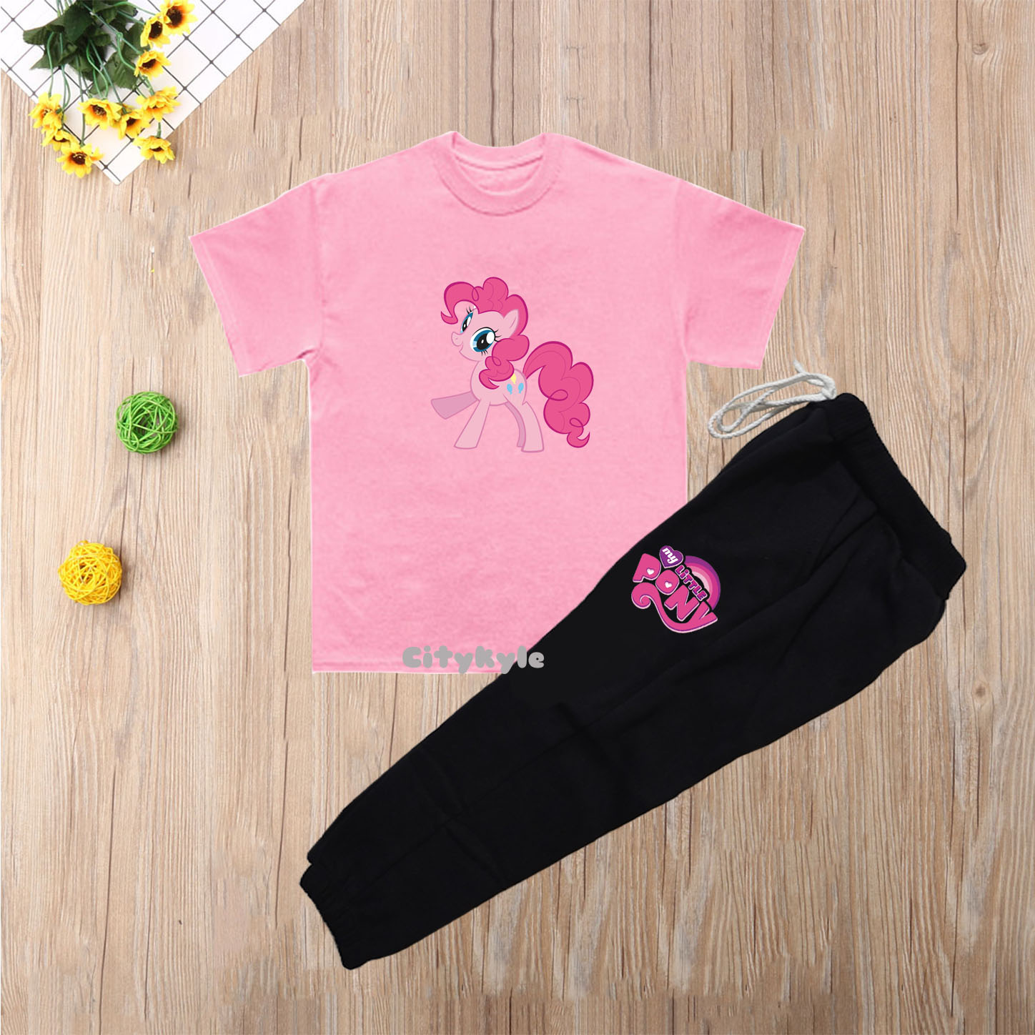My Little Pony Pajamas Girls Size 18 Months Baby Outfit Sleep Set NEW  Pinkie Top