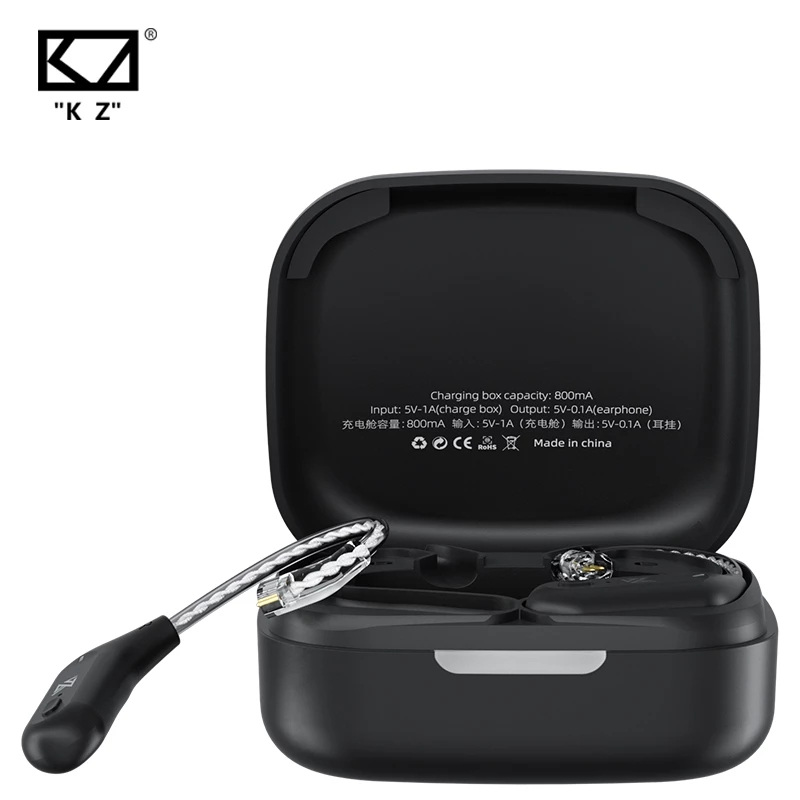 , móc tai không dây hifi với vỏ sạc dành cho kz trn cca tai nghe tai nghe