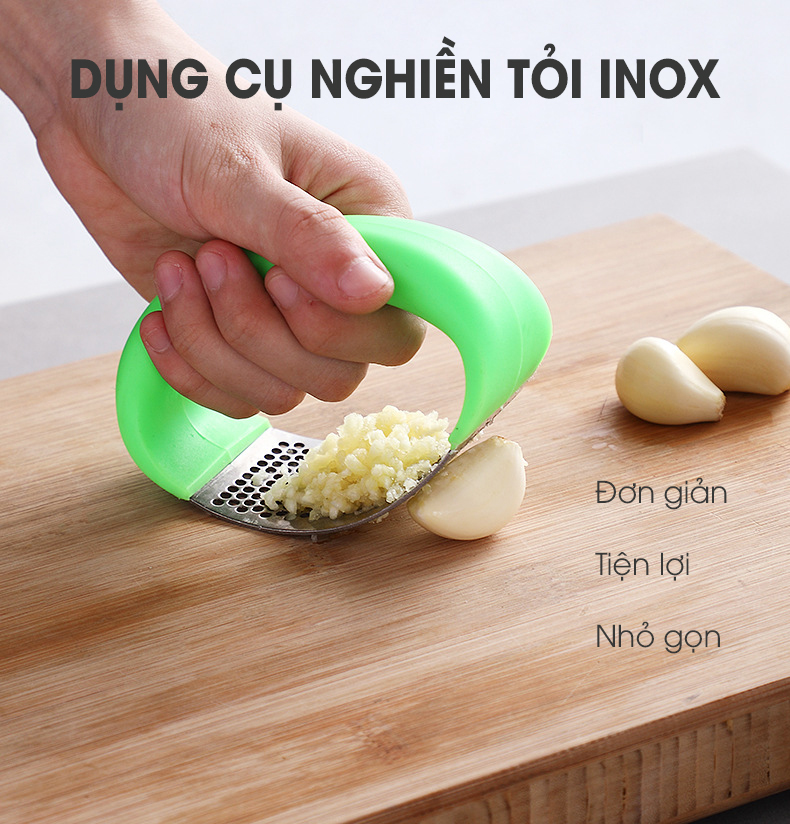 Dụng cụ nghiền tỏi, băm tỏi, ép tỏi