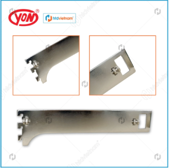 Tay đỡ kệ treo quần áo đút ống hộp cài thanh ray gắn tường M1850