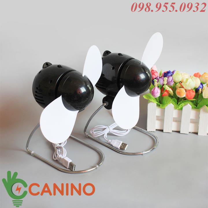 Quạt con cóc mini cắm cổng USB 5V Canino