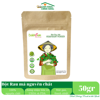 Bột rau má hữu cơ sấy lạnh uống liền Dalahouse