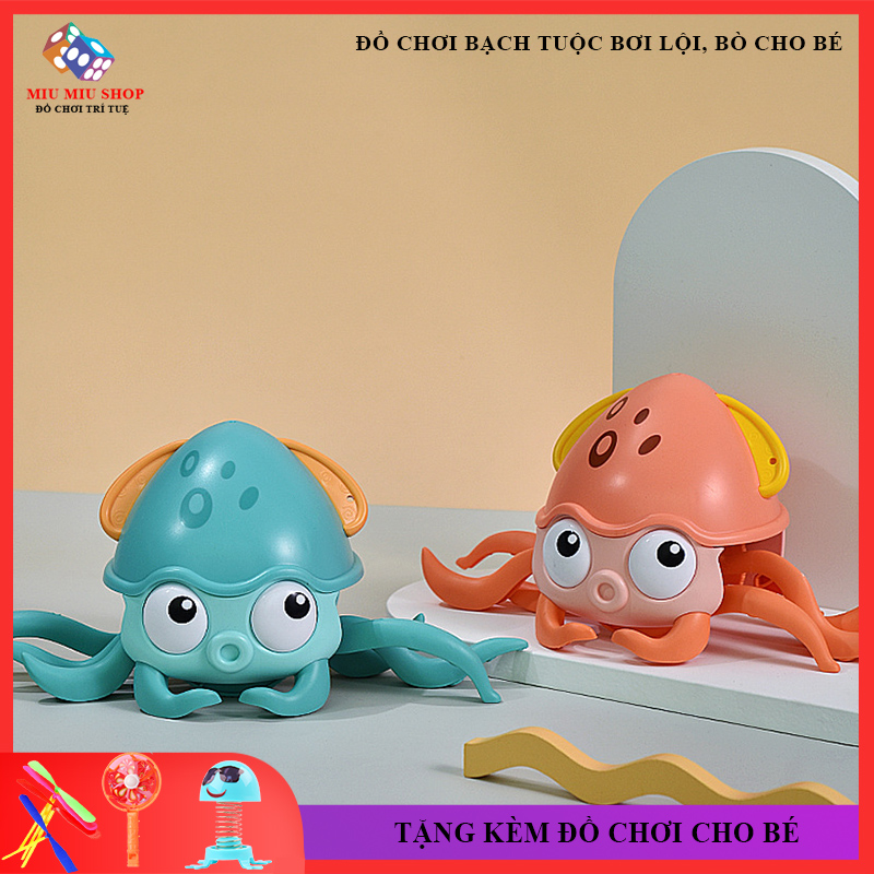 Đồ chơi bạch tuộc bơi lội, bạch tuộc đi dạo, đồ chơi nhà tắm đáng yêu thú vị dành cho bé, đồ chơi trẻ em, đồ chơi cho bé