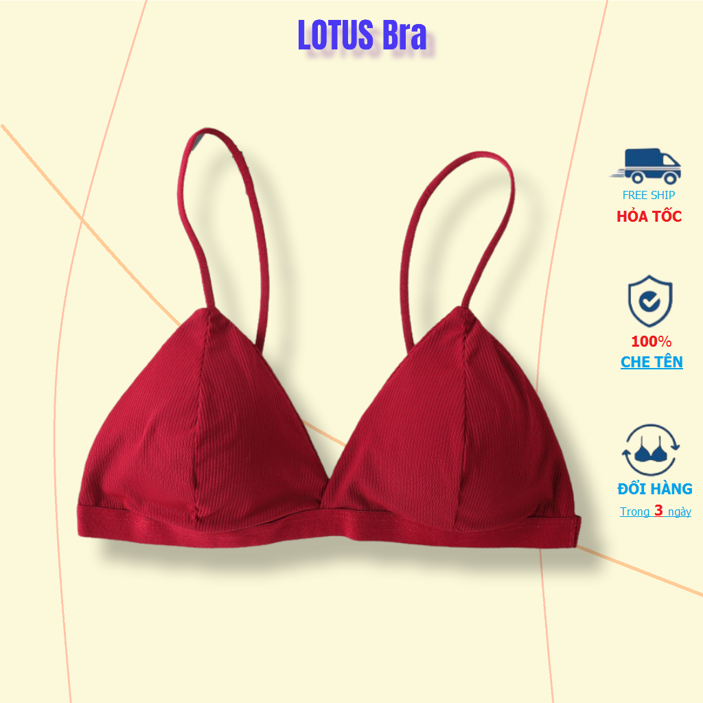 Áo Bra Bralette áo ngực nữ đệm mỏng dây mảnh Sexy cup ngực tam giác kiểu pháp nâng ngực Bra 911