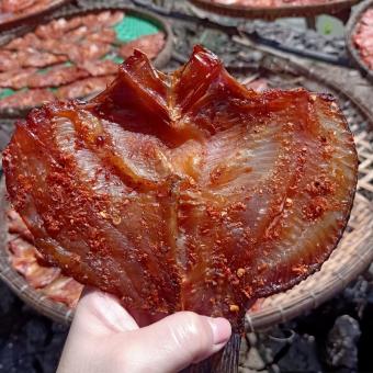 Khô Cá Rô Phi Thiên Thả Trên Ruộng Lúa, Vuông - Tự Nhiên - Tú Sương Foods - Khô Cá Rô Phi Con To, Ngon