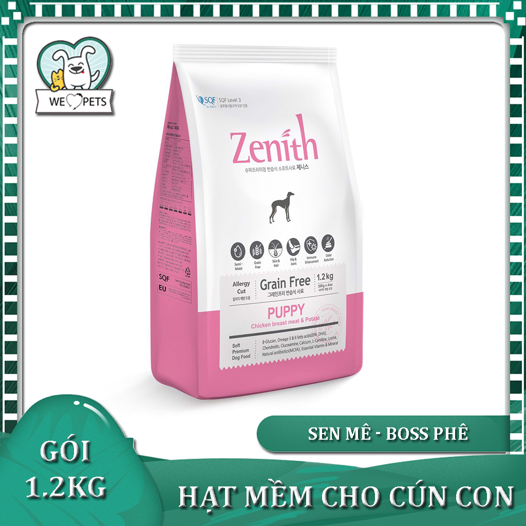 [1.2kg] Zenith thức ăn hạt mềm cho chó con - Lida Pet Shop