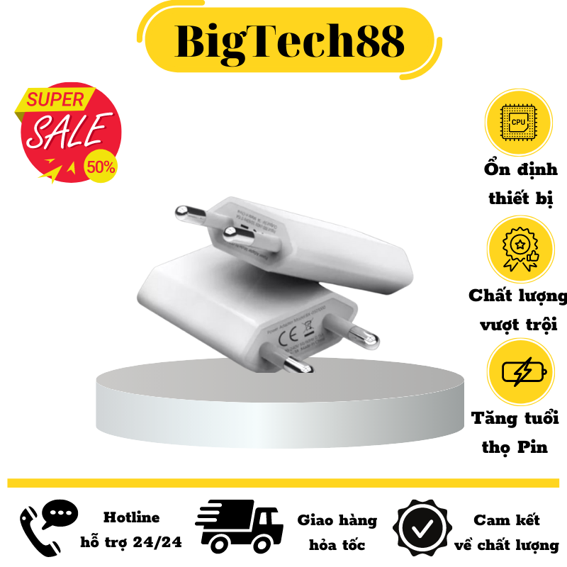 Củ sạc iphone, ipad dành cho các dòng iphone , điện thoại androi và máy tính bảng