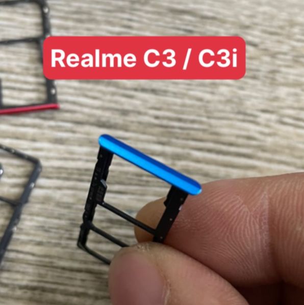 Khay sim realme c3 / c3i lắp chung