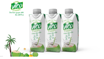 COMBO 3 HỘP NƯỚC DỪA VICO FRESH 330ML - VỊ XIÊM - ACP
