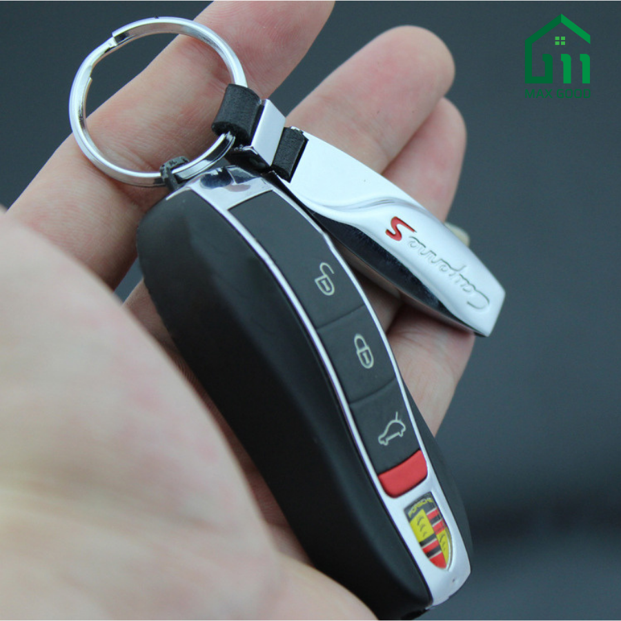 Móc treo chìa khóa ô tô khắc logo các hãng xe Toyota, Mazda, Chevrolet,Ford, Land Rover,Kia