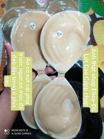 áo bra dán ngực cài trước siêu nâng ngực, áo dán silicon đệm dày có tặng kèm dây áo trong suốt