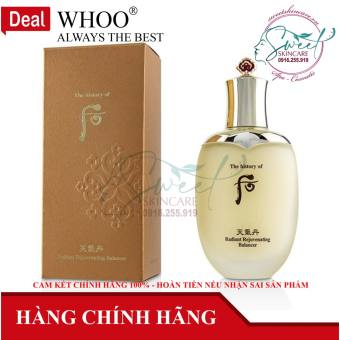 Nước hoa hồng Whoo tái sinh Radiant Rejuvenating Balancer 150ml - MS11 whoo tái sinh