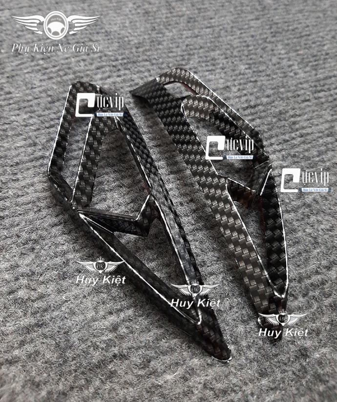 Ốp đèn sương mù carbon cho xe nvx ms1615