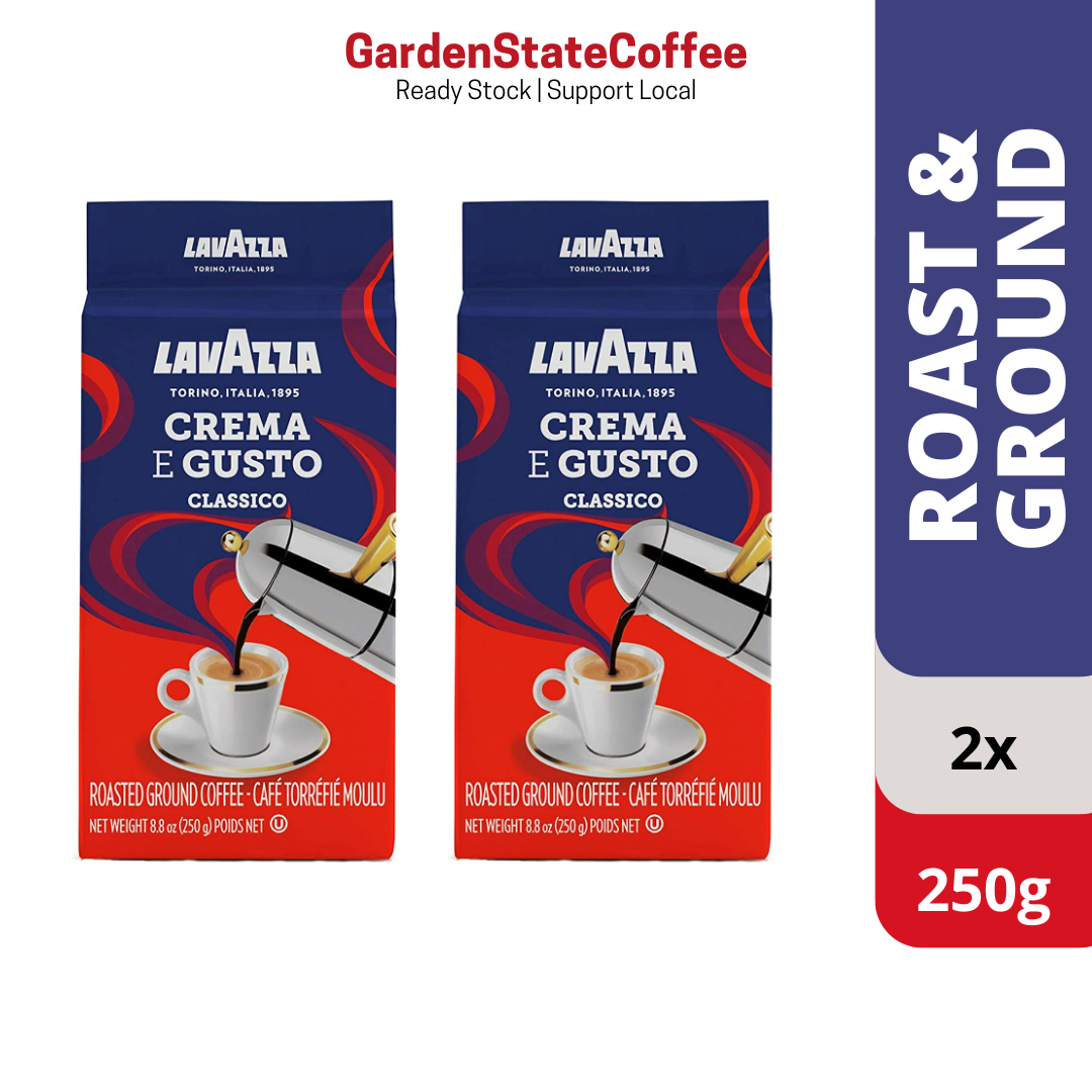  LavAzza medium roast Crema e Gusto Ground Coffee 8.80