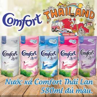 Combo 5 túi nước xả vải Comfor Thái Lan 580ml