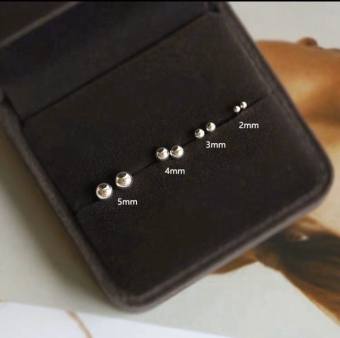 Khuyên tai minidot , khuyên tai bi bạc nguyên chất