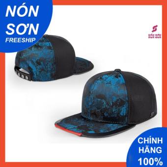 Nón Sơn Snapback xanh loang mỏ ngang bằng phong cách hip hop / Nón Snapback Nón Sơn chính hãng