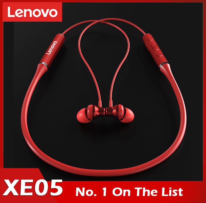Original Lenovo XE05 Bluetooth5.0 Tai Nghe Không Thấm Nước Thể Thao Tai Nghe Với Tiếng Ồn Hủy Bỏ Microfoon Magnetische Nekband Koptelefoon