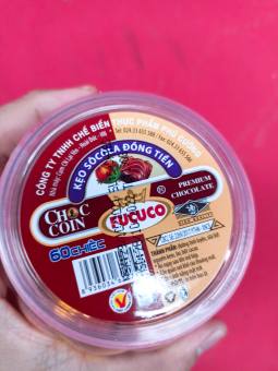 Kẹo Socola Đồng Tiền (60 thẻ)