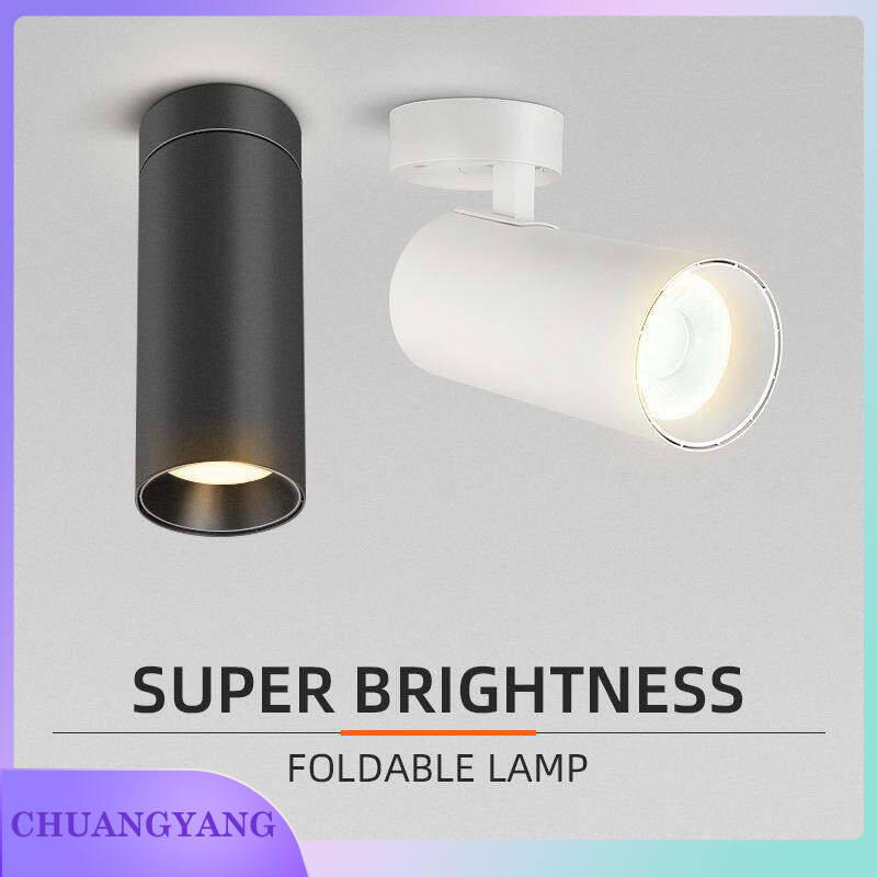 [Hàng Có Sẵn] Đèn Chiếu Điểm Led Đèn Pin 220V Đèn Led Cho Trần Đường Ray Dễ Lắp Đặt Không Cần Thanh Ray Đèn Chiếu Mini Bằng Nhôm 5W 10W 15W 25W Đèn Led Tròn Trong Nhà Cho Phòng