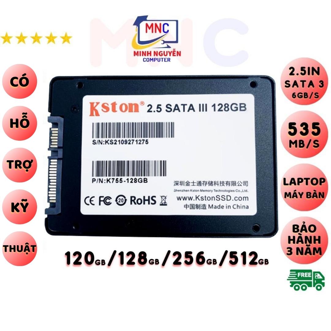 Ssd 120gb Kston 2.5 sata 3, ổ cứng ssd 128gb-256gb, ssd m2 sata 128gb bh 3 năm