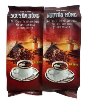 COMBO 2 BỊCH CÀ PHÊ NGUYÊN HÙNG  - MỖI BỊCH 500GR- ĐẬM VỊ