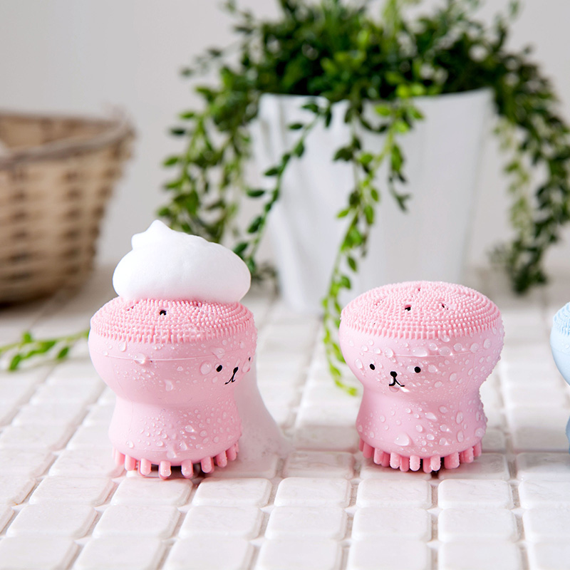 Rửa mặt bạch tuột siêu mềm mịn - cọ rửa mặt bạch tuột hàn quốc - mút rửa mặt bạch tuột tạo nhiều bọt sạch sâu - cọ rửa mặt bạch tuột loại bỏ bụi bẩn làm sạch da