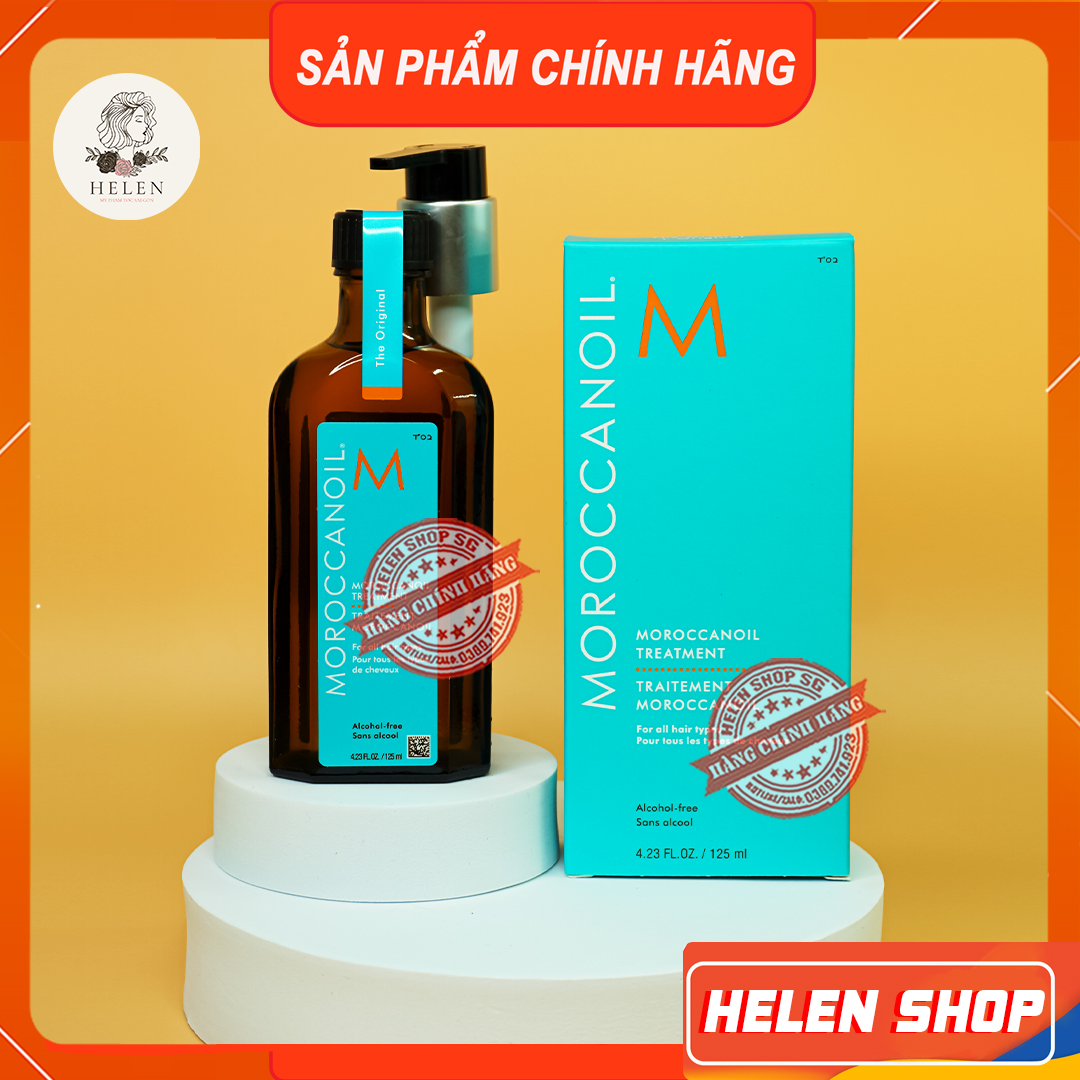 Tinh dầu dưỡng tóc moroccanoil treatment original 125ml | dưỡng ẩm, chăm sóc tóc, phục hồi hư tổn