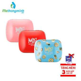 Kẹo bạc hà không đường Impact Mints 14g  (tặng kèm 3 gói Tempo)