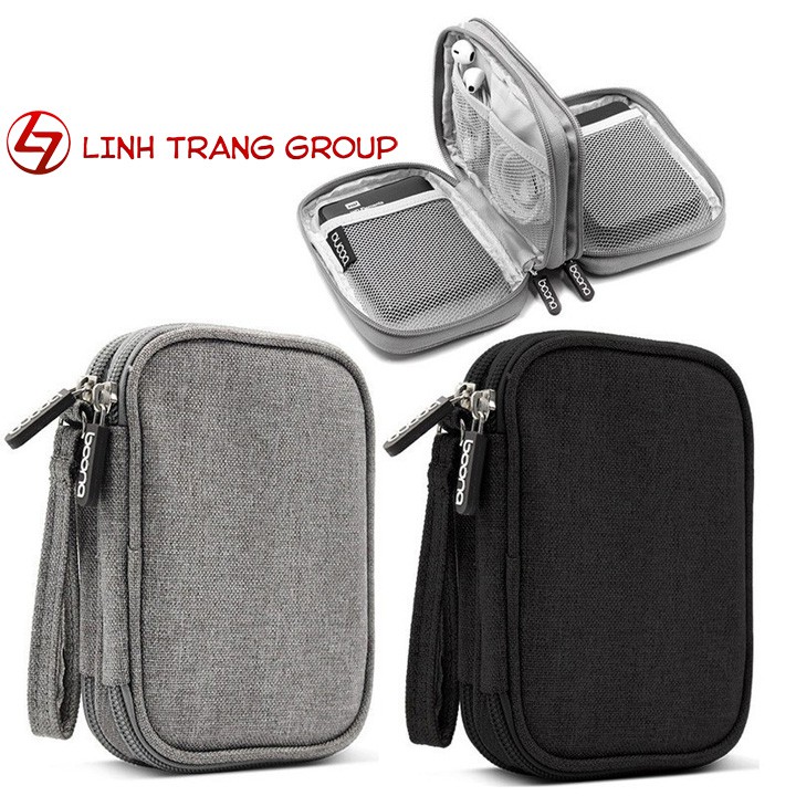 Túi đựng phụ kiện Baona BN-C003 đựng ổ cứng di động, cáp, tai nghe - Oz49