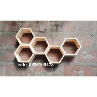 kệ tổ ong  bằng gỗ