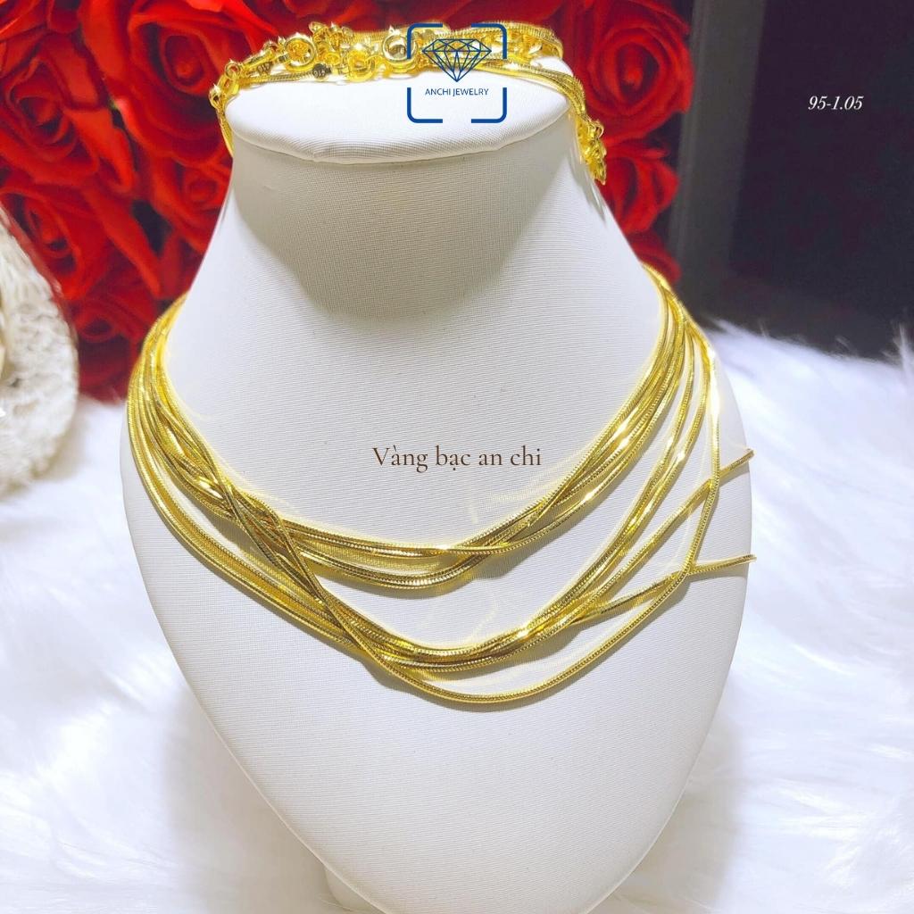 Dây chuyền nữ vàng tây,dây mì có hóa đơn bảo hành tiệm,Vàng bạc an chi