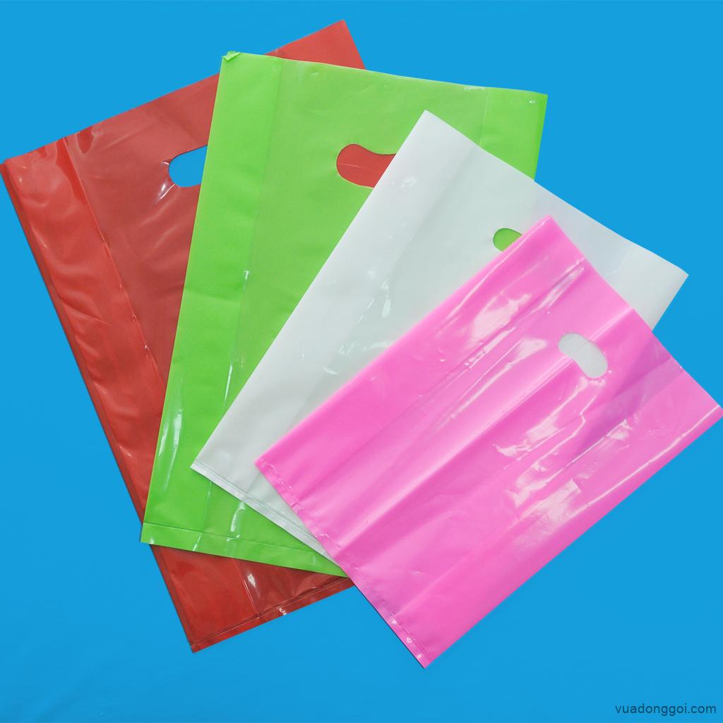 300g Túi Nylon PE Bóng Dẻo Màu Ngẫu Nhiên, Túi Dày Đẹp Đựng Sản Phẩm Quần Áo, Mỹ Phẩm, Thực Phẩm Các Loại, Bao Bì Thương Nguyễn