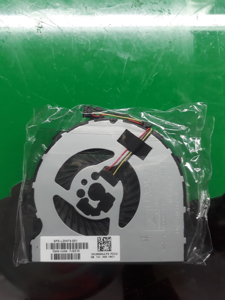 Fan quạt tản nhiệt laptop hp pavilion 15-da 15-db 15-dr 250 g7 255 g7 256 g7 l20474-001 dc28000jlf0 dfs470805cl0t