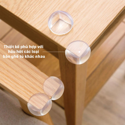 Miếng bọc góc bàn, che cạnh bàn, bọc góc, miếng nhựa dẻo bịt góc bàn, tủ, gường, nẹp góc silicon trong suốt chống va đập an toàn cho bé, miếng dán cạnh bàn, bọc góc cạnh bàn, bọc cạnh bàn silicon, bọc góc bàn nhựa dẻo trong suốt