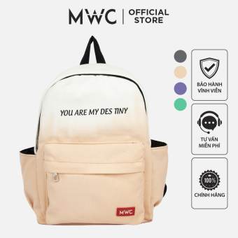 Balo MWC 1137 - Balo Nam Nữ Phối Màu Cực Trend Đi Học Đi Làm Chống Nước