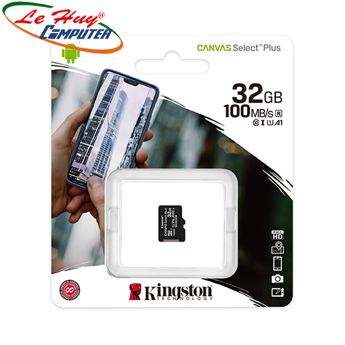 Thẻ nhớ micro sd kingston 32gb class 10 sdcs2/32gbsp