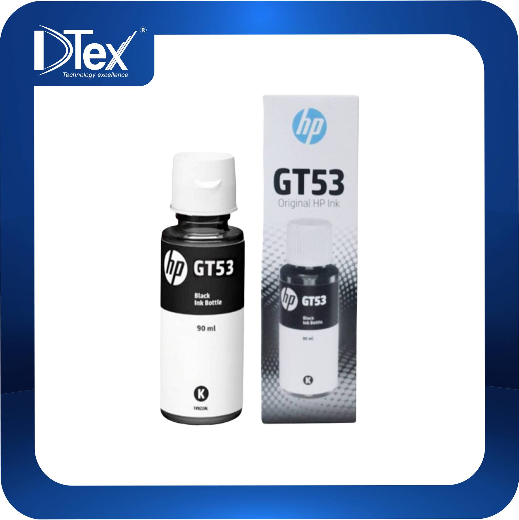 Mực in HP GT53 90-ml Black Original Ink (1VV22AA) - Hàng Chính Hãng