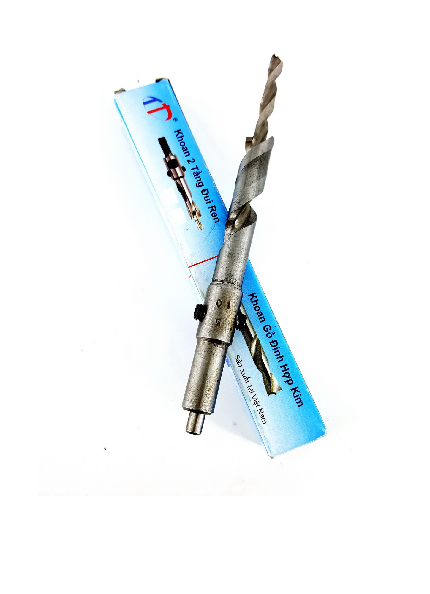 [HCM]MŨI KHOAN GỖ 2 TẦNG DÀI TÂM 5LY