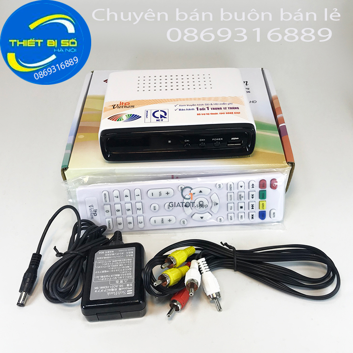 Đầu thu truyền hình mặt đất dvb t2 ltp 1306 - xem truyền hình miễn phí - không giật lác , bảo hành 12 tháng