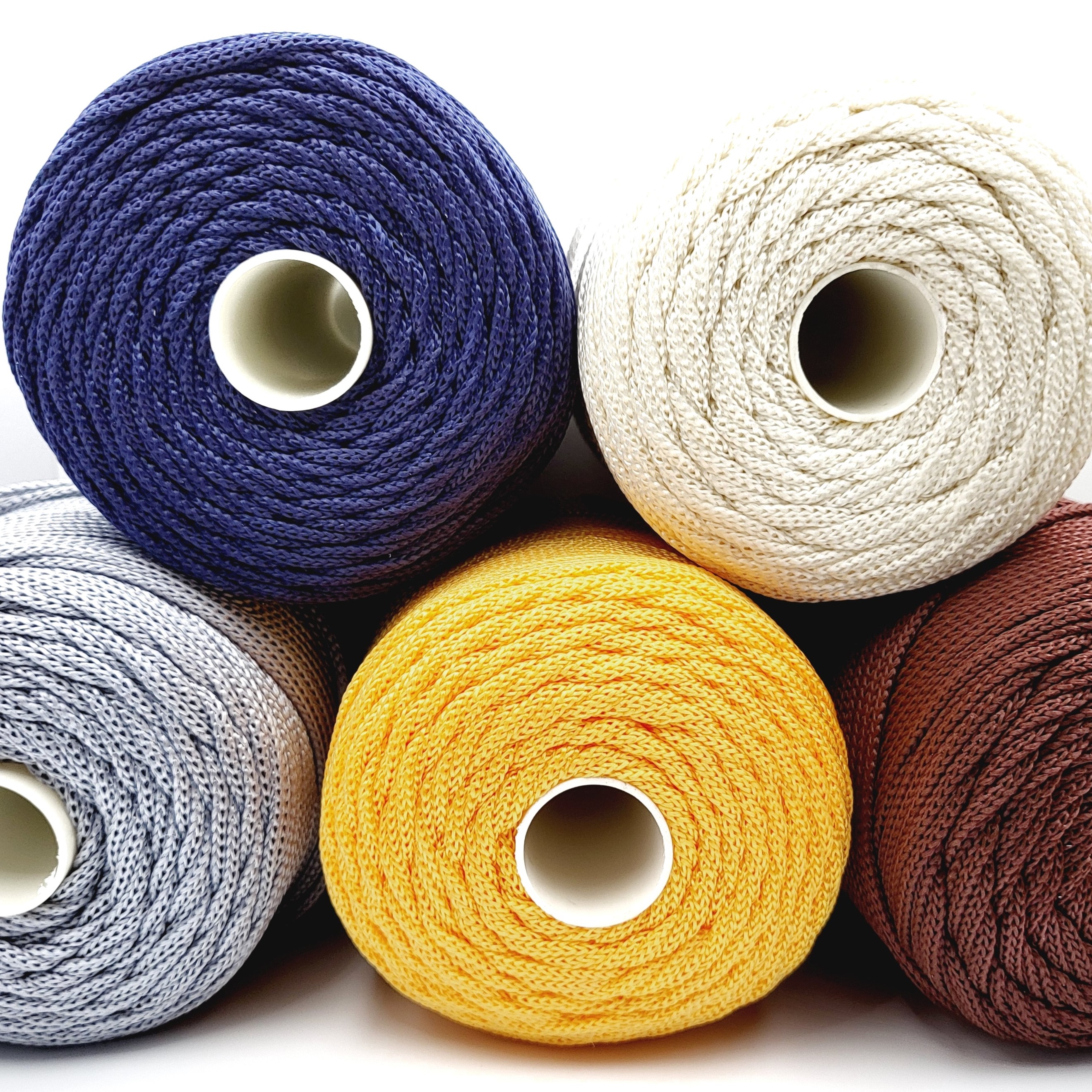 Hand Crocheting Yarn 2pcs Nylon Crochet Yarn Cord Thin Ice Cotton Thread